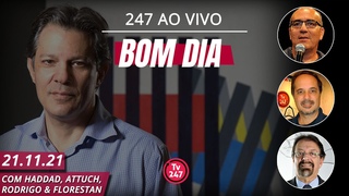 Bom dia 247, com Haddad, Attuch, Rodrigo e Florestan ()