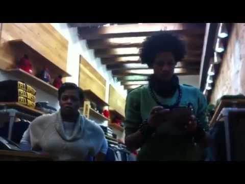 Les Twins, Laurent in the Cell DVSN store with me, Jo Jo and Sydney ( I dont wanna Fuck With You