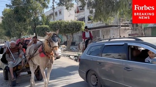 WATCH: Palestinians Evacuate Following Israel’s Calls To Vacate Northern Gaza