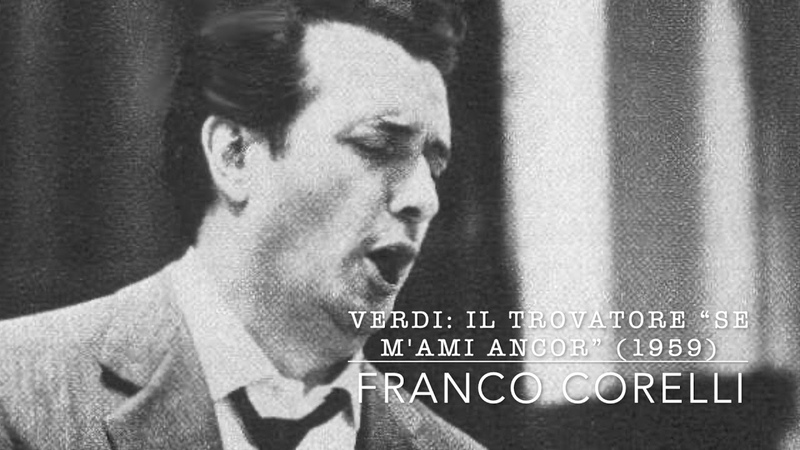 Franco Corelli Rare THE HOME REHEARSALS 1959 IL TROVATORE