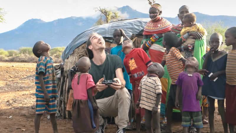 TRIBAL VILLAGE MEETS DRONE Kenya Trip Day