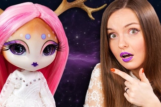 ОЛЕНЬ С ЛУНЫ! ООАК / Кастом Novi Stars | Doe A. Deer | Обзор куклы MGA | Распаковка | На Новый год