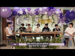 УЖИН BTS FESTA 2022 - РУССКАЯ ОЗВУЧКА.