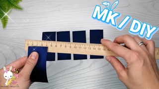 СЛОЖНО, но так КРАСИВО  Канзаши Лента в косу