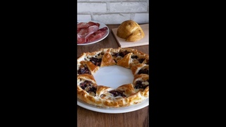 CORONA DI SFOGLIA CON SPECK E RADICCHIO  #Shorts
