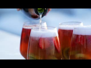 Sparkling Strawberry-Kiwi Sangria