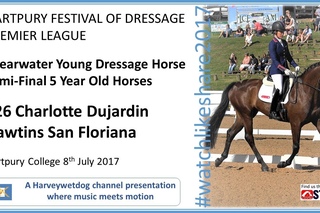 HARTPURY FESTIVAL OF DRESSAGE: Charlotte Dujardin Hawtins San Floriana