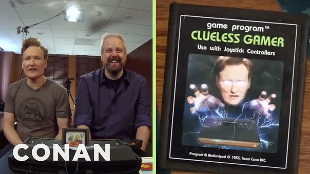 Conan OBrien Plays Atari 2600 Classics: Clueless Gamer, Conan on