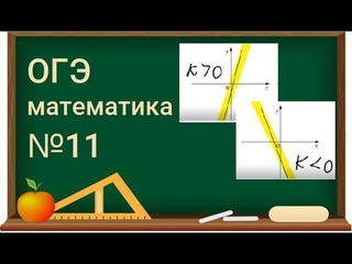 11-1 задание ОГЭ по математике - ГРАФИКИ - Прямая