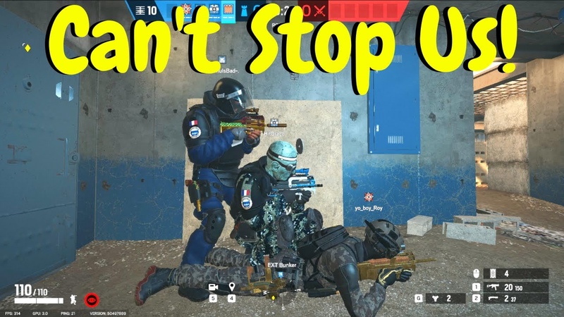Triple Peeking in Rainbow Six