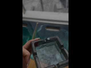 Пепельница с гвоздями