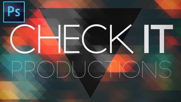 Retro, Hipster Mosaic Triangles Graphic, Photoshop