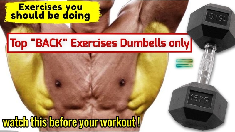 12 Effective Exercises To Build A Big BACK BICEP Dumbells