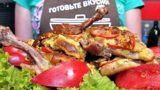 Так БЁДРА вы ещё не готовили/ Отбивные на косточке/ Pechdagi mazali tovuq.