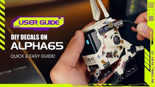 Customize Your Alpha65: Easy Step-by-Step Water Slide Decal Tutorial | GravaStar