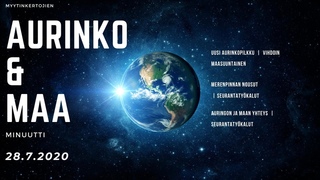 - AMM - Uusi Aurinkopilkku maasuuntainen, merten pintojen nousu