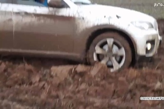 BMW X6 против Нивы