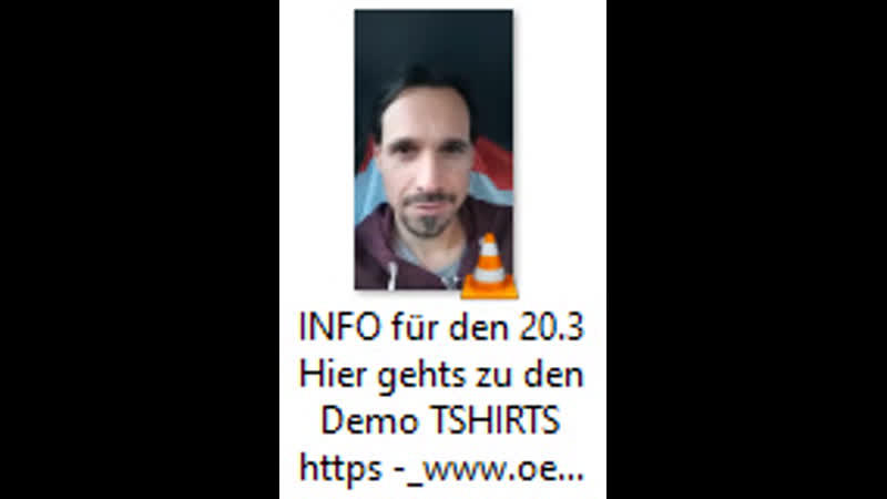 INFO für den 20. 3 Hier gehts zu den Demo TSHIRTS