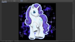 My Little Pony Rarity Speedpaint
