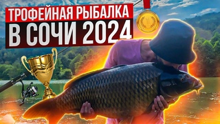ТРОФЕЙНАЯ РЫБАЛКА В СОЧИ 2024 | БАРАНОВСКОЕ ОЗЕРО