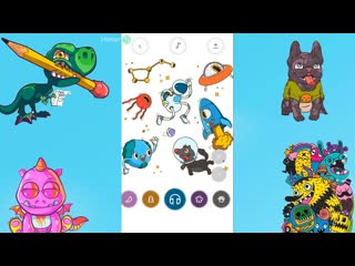 Fun Puzzle Coloring #4. The best anti-stress coloring book for any age!Fun game for kids.