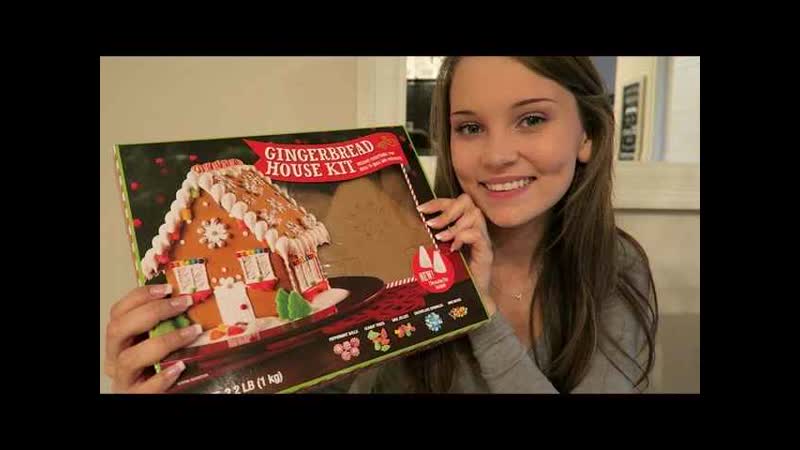 ASMR Darling 20161222 ASMR Building a Beautiful Gingerbread House v E7p