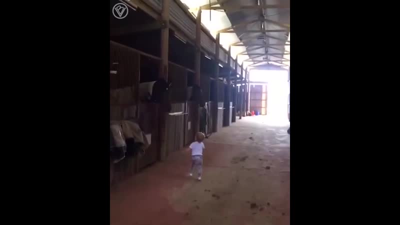 Девочка очень любит