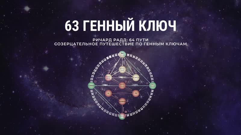 63 Генный ключ. Ричард Радд. 64