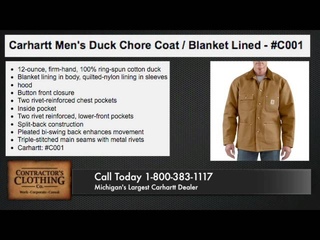Carhartt Duck Chore Coat - Metro Detroit