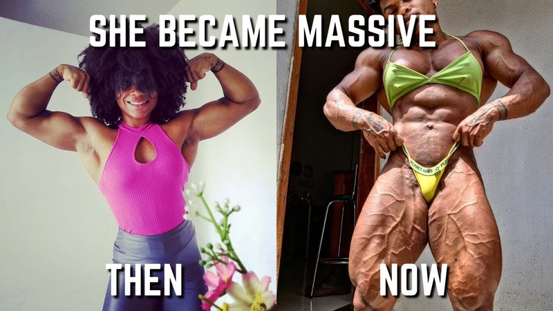 SHE IS RIPPED STRIATED AND MASSIVE,