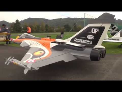 GIGANTIC RC JET RAFALE TWIN TURBINE MODEL HAUSEN ALBIS RC