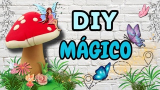 DIY - COGUMELO DE BISCUIT “JARDIM ENCANTADO“, PASSO A PASSO COMPLETO / SEM MOLDE
