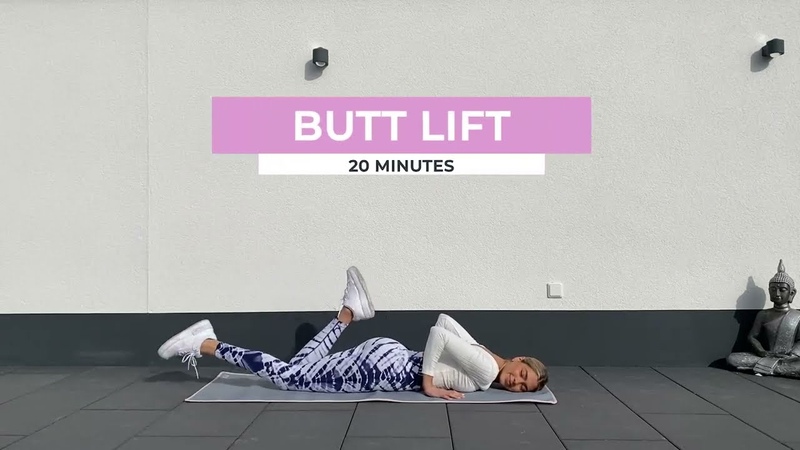 20 MIN. BUTT LIFT WORKOUT on the floor grow butt without thighs, NO SQUATS NO JUMPS, Mary