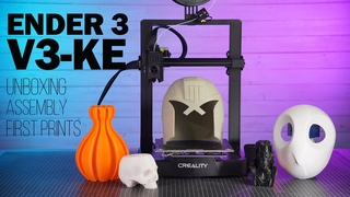 Creality Ender 3 - V3 KE Printer Unboxing, Assembly and Great Prints
