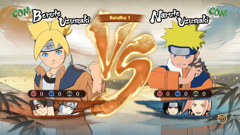 Boruto, Sarada e Mitsuki Vs Naruto, Sasuke e Sakura NARUTO STORM 4 NEXT GENERATIONS, Full