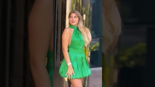 Try Style like this beautiful green outfit Best fashion hacks 23 #fashion #style #beauty #dress