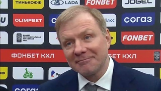 Алексей Жамнов — о матче против ХК «Северсталь». 2 матч 1/8 финала плей-офф КХЛ-23/24