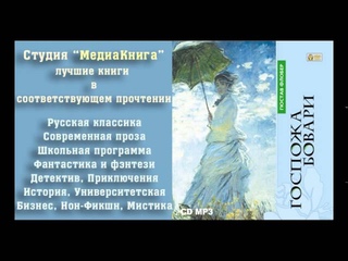 Гюстав Флобер Госпожа Бовари, Часть 1, полная версия, заслуженная актриса М.Есипенко