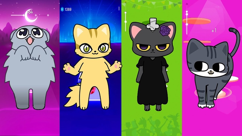 Cartoon Cats: Dance Monkey x Believer x Enemy x Waka Waka ( Cat