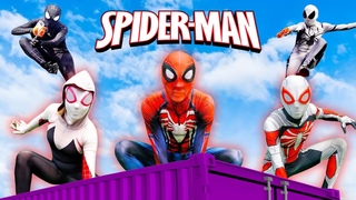 TEAM SPIDER MAN in REAL LIFE #337 | Marvel's Spider-Man 2 - NAPOLEON - AMERICAN FICTION - Tiger 3