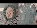 Vintage frame / pendant with angels - decoupage tutorial #DIY #Tutorial