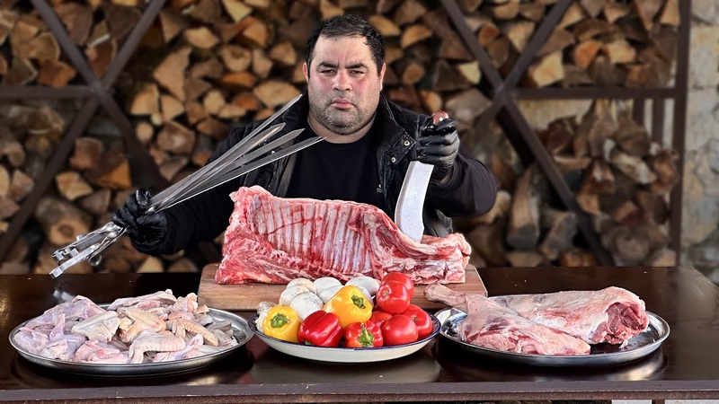 Shish kebab Assorted On the holiday