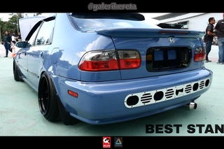 Honda Civic EG Four Door Stance - Borneo Kustom Show 2017