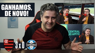 Grmio deu TRABALHO, MAS 3 x 0 MENGO! CHORA MAIS. hauahuahuahuuha