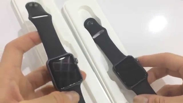 Apple Watch Sport 42mm Space Gray Aluminum Case with Black Sport