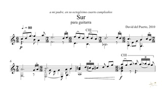 “SUR“ by David del Puerto // Performed by Laura Verdugo del Rey (Sheet music video)