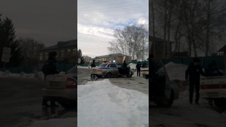 Погоня #полиция #нарушители #чуть#не #сбили