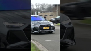 Crazy Audi RS Gang ACCELERATING LOUD!