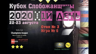 Кубок Слобожанщины 2020. Стол №3. Игра №6