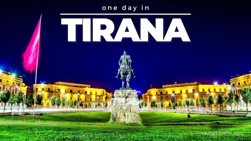ONE DAY IN TIRANA ( ALBANIA), 4 K 60 FPS, A real insider tip and an undiscovered pearl of the